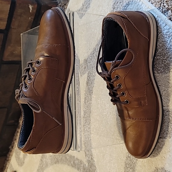Bulldozer B-52 Oxford vegan materials Cognac color sz 7 - Picture 4 of 10